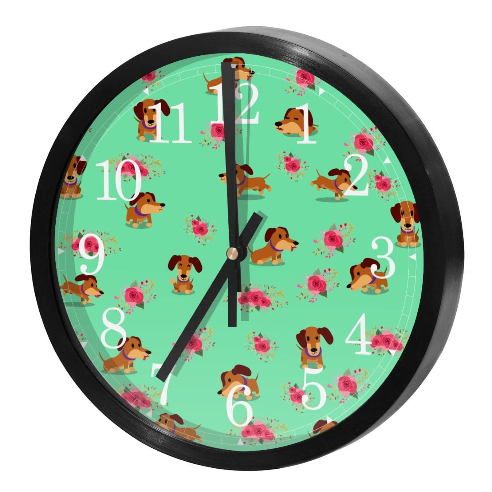 Horloge murale silencieuse à quartz à pile pour salle de classe et maison