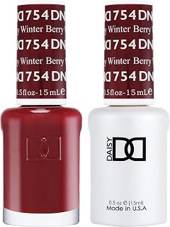DND Gel Polish Set, Red Collection, UV/LED GelPolish and Air Dry Nail Lacquer, Matching Chip-Free Polish Duo, 0.5 Fl Oz Each