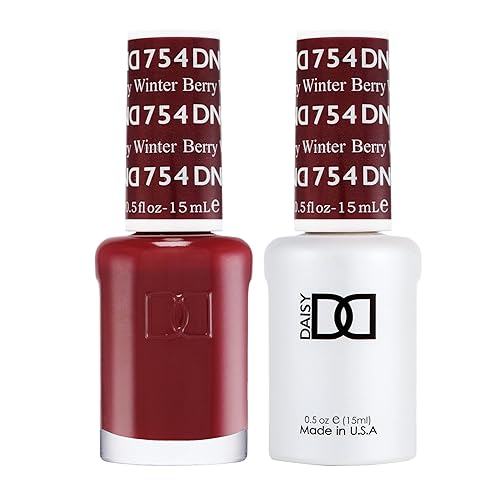 Miniatura 9 de DND - Juego de esmaltes de gel, 1 esmalte de gel rojo y esmalte de uñas rojo, 0.5 onzas