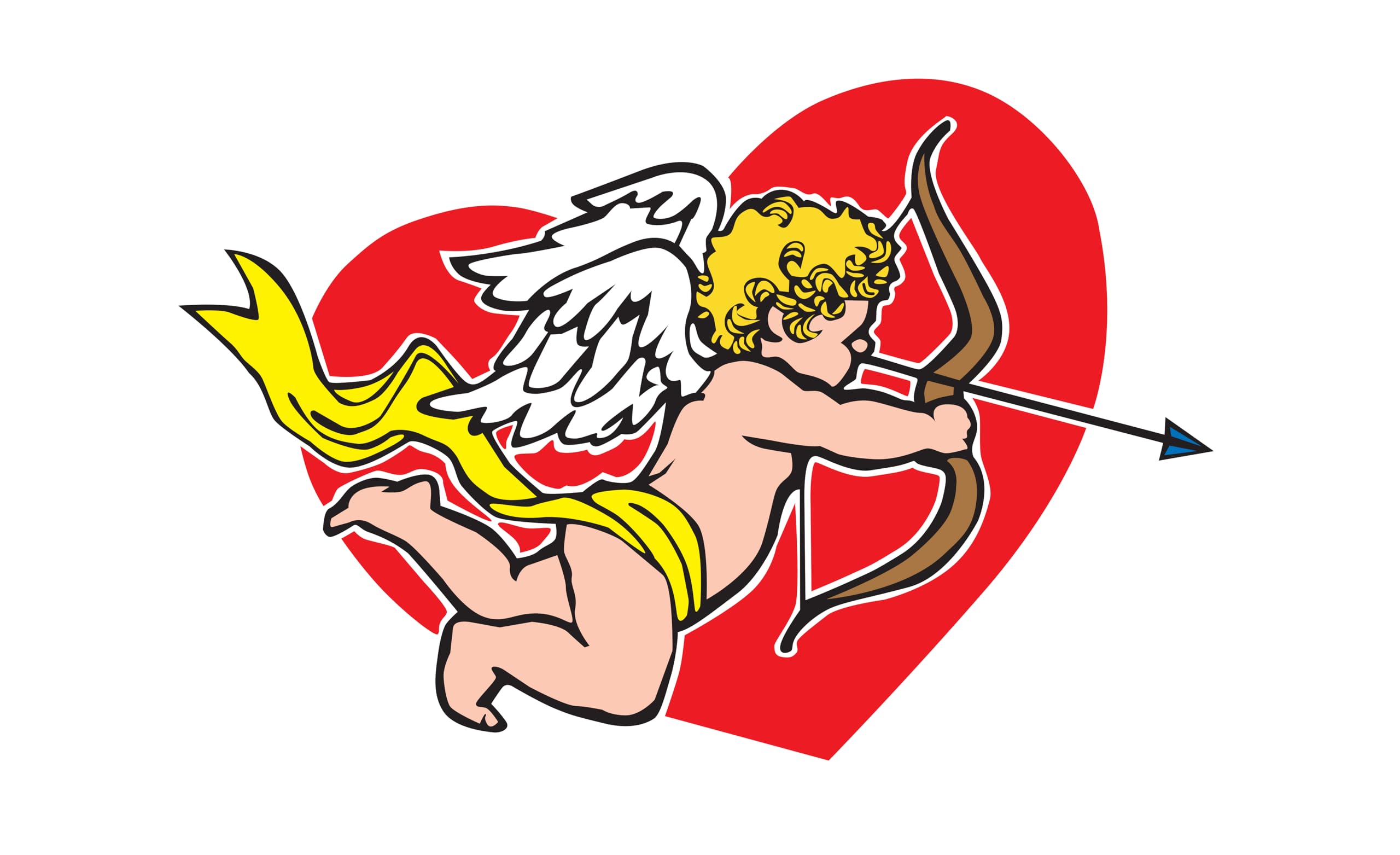 Drapeau d'ange d'amour cadeau de mariage et de partenariat romantique