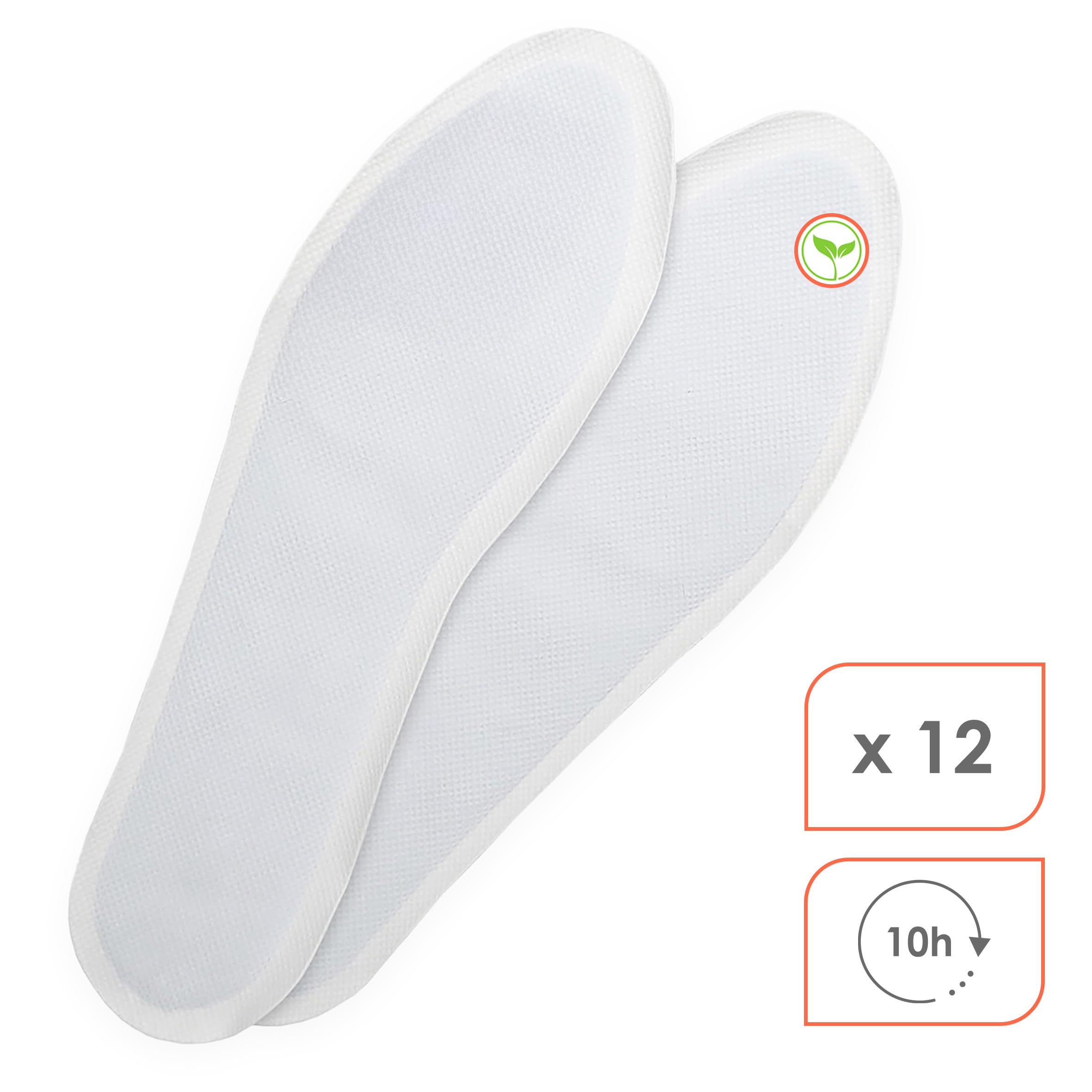Spetebo Wkładki ocieplające do butów – 12 par – ogrzewacze do 10 godzin ciepła – unisex, ocieplacze do butów, rozmiar uniwersalny, 100% naturalne