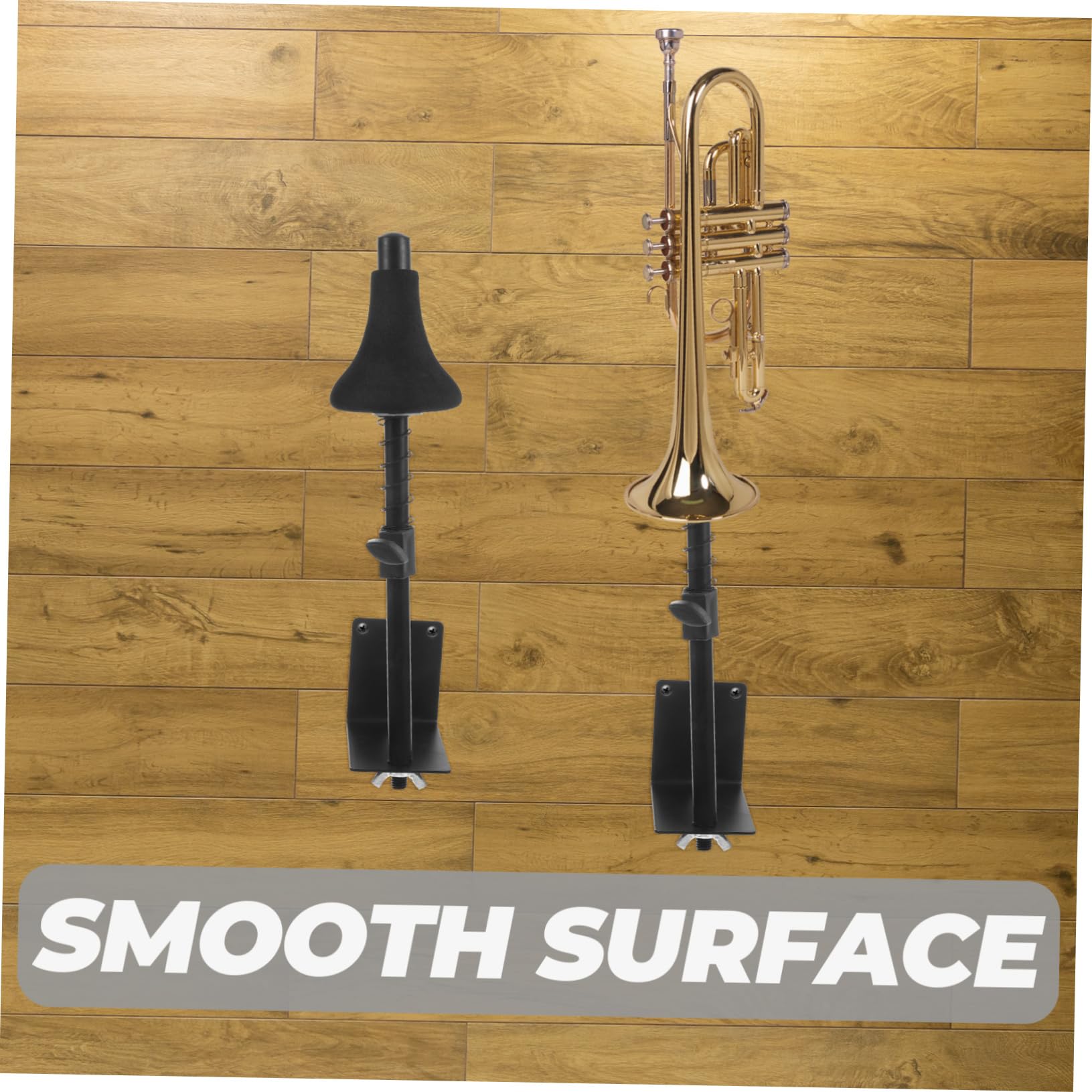 ifundom Elegant Trumpet Rack Wall Mount Wind Instrument Stand Small Hook Instrument Hanger Wall Trumpet Hanger