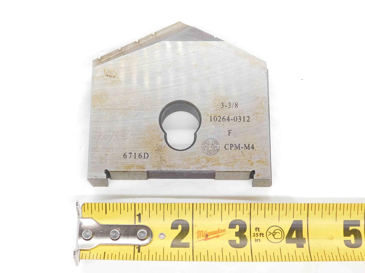 1pc AMEC 3 3/8 O.D. Series F HSS Spade Drill Insert 10264-0312 CPM-M4 3.375 - DM2399BU5