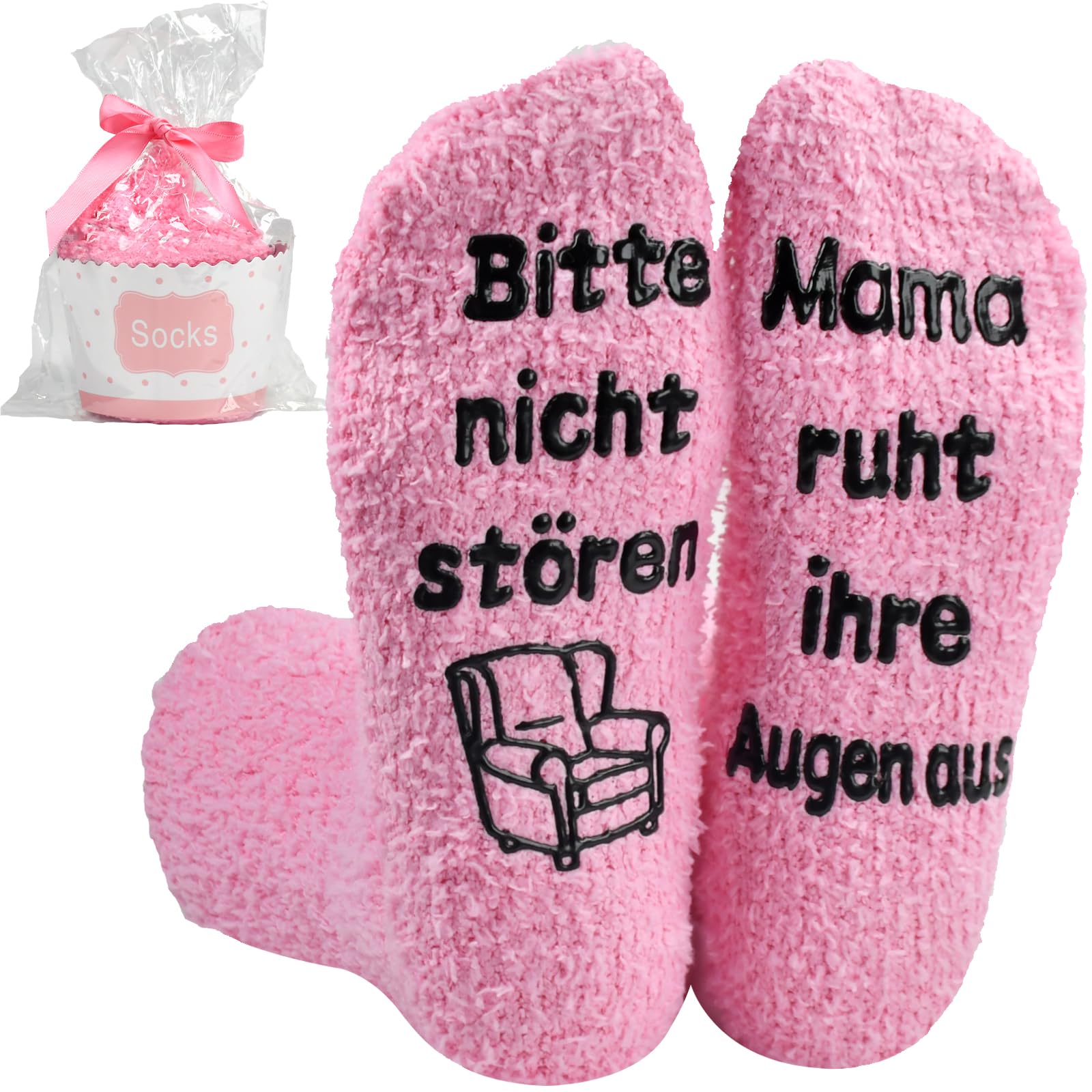 GPNNP Muttertagsgeschenk,Lustige Socken Muttertagsgeschenke für Mama, Geschenk Muttertag für Oma Frauen, Mama Geschenk zum Muttertag Weihnachten Geburtstag