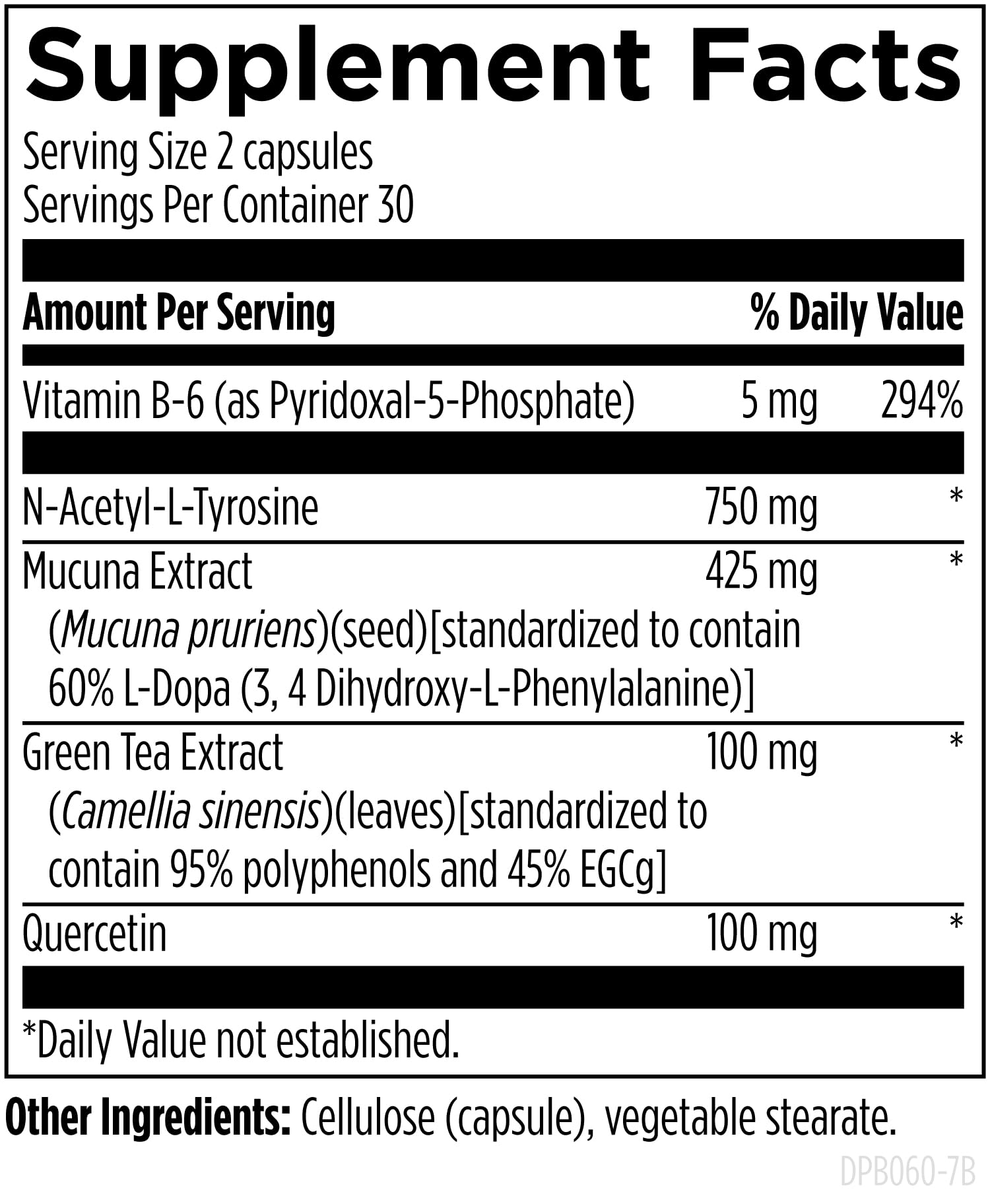 Designs for Health DopaBoost, Cognitive + Mood Support, 60 Capsules — Amazon image 3