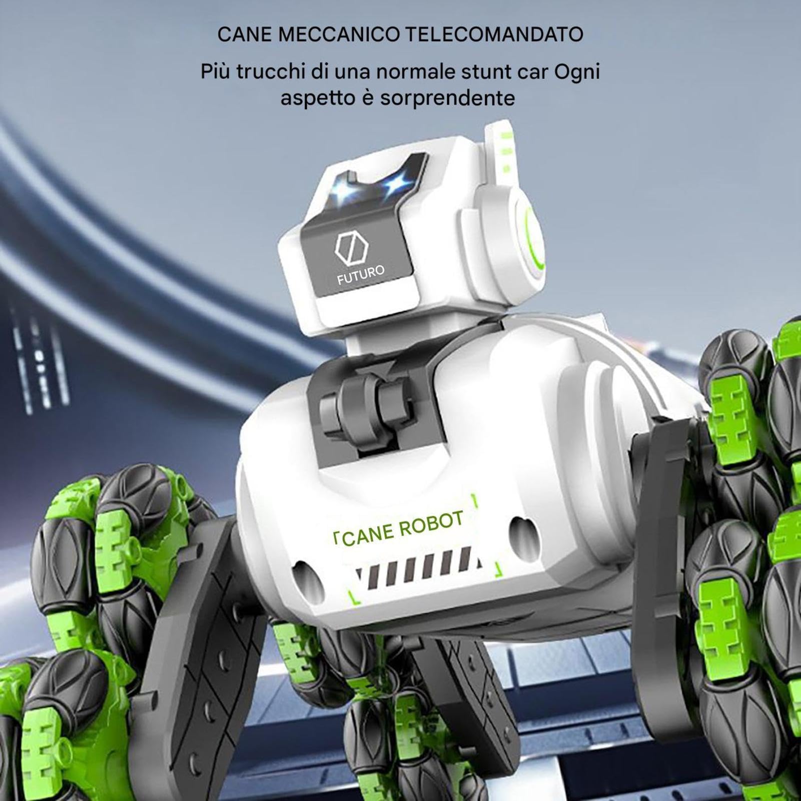 Cane robot, cucciolo di robot Cane robot intelligente 8WD portatile