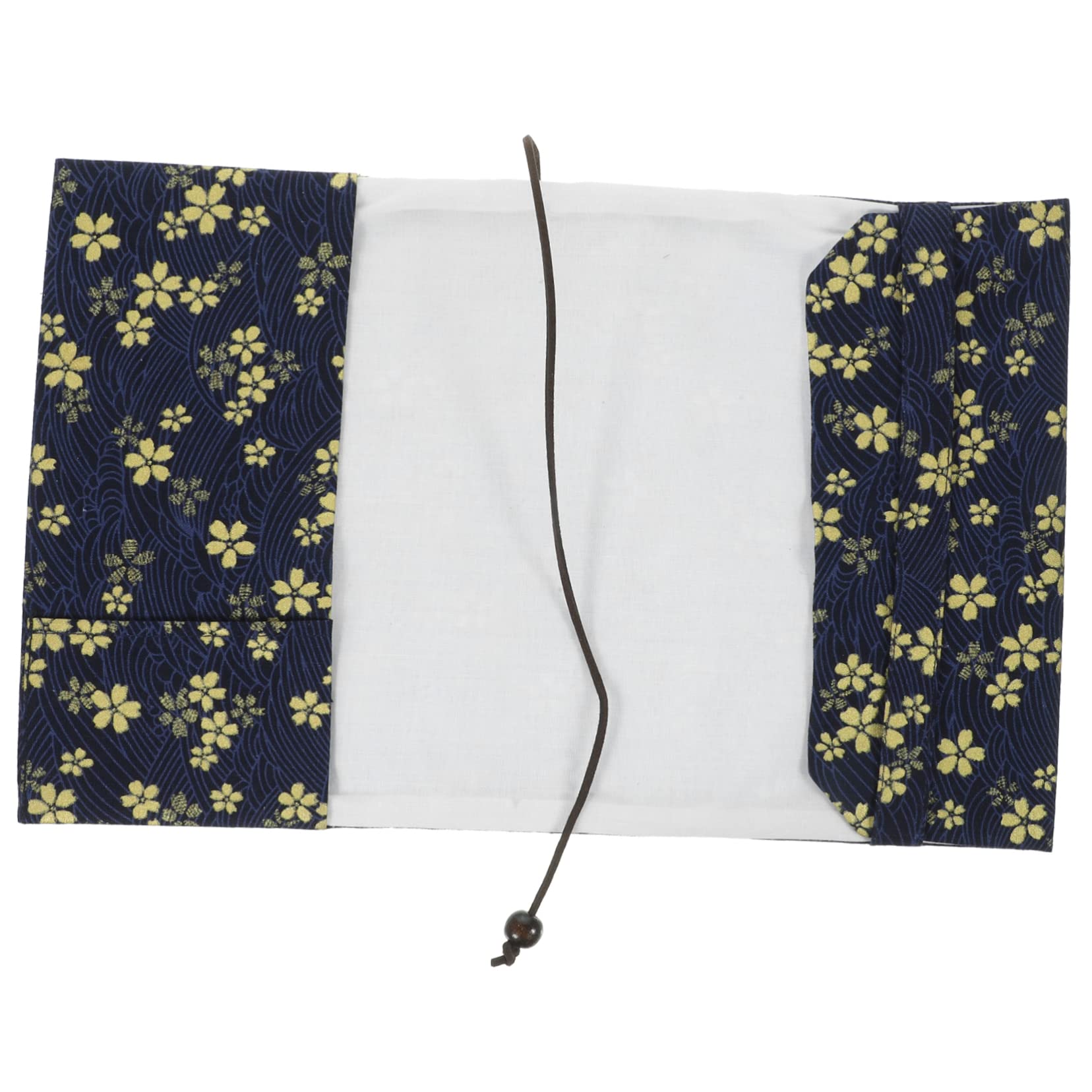 SHINEOFI 4pièces Couverture De Tissu Fait Main Housse Décorative Textile Protège Cahier Motif Cerisier Pour Notes Et Journaux