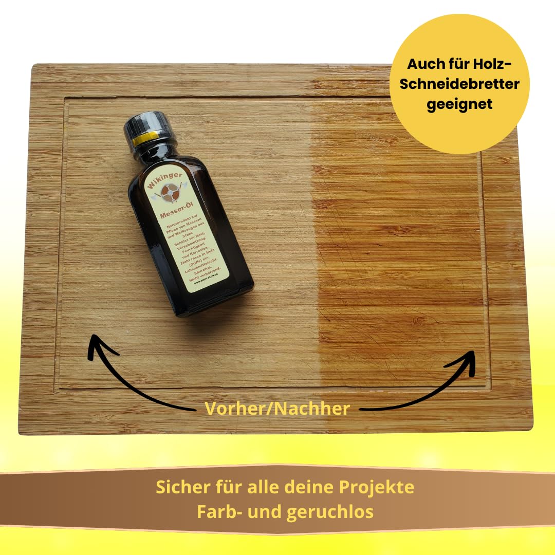 Olio per coltelli vichingo 100 ml olio di camelia per alimenti protezione ruggine corrosione