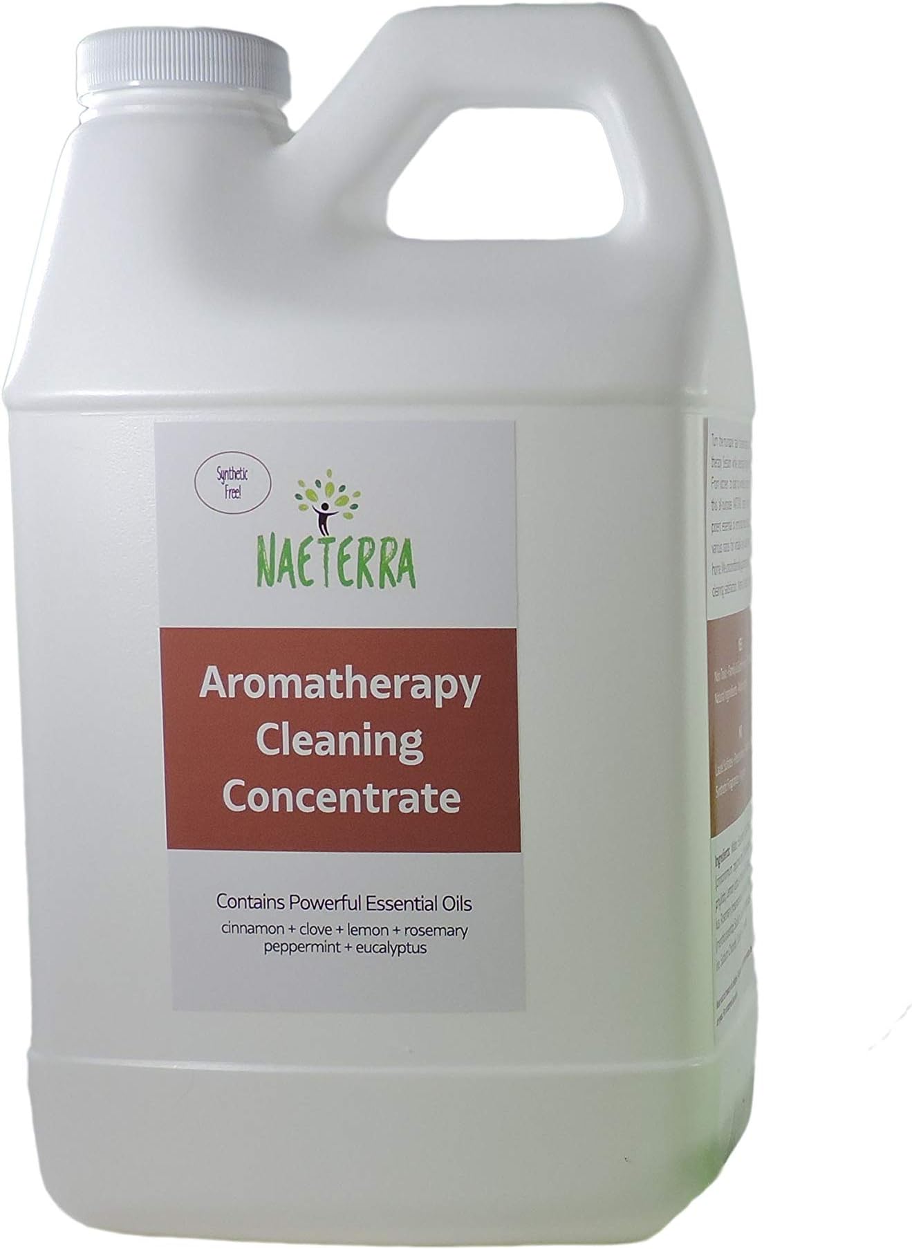 64 Oz Makes up to 24 Gallons-Naeterra 4 Thieves Household Cleaner - Aromatherapy Cleaning Concentrate - Multi-Purpose Plant Based Non Toxic Compare to Any Thieves Brand
