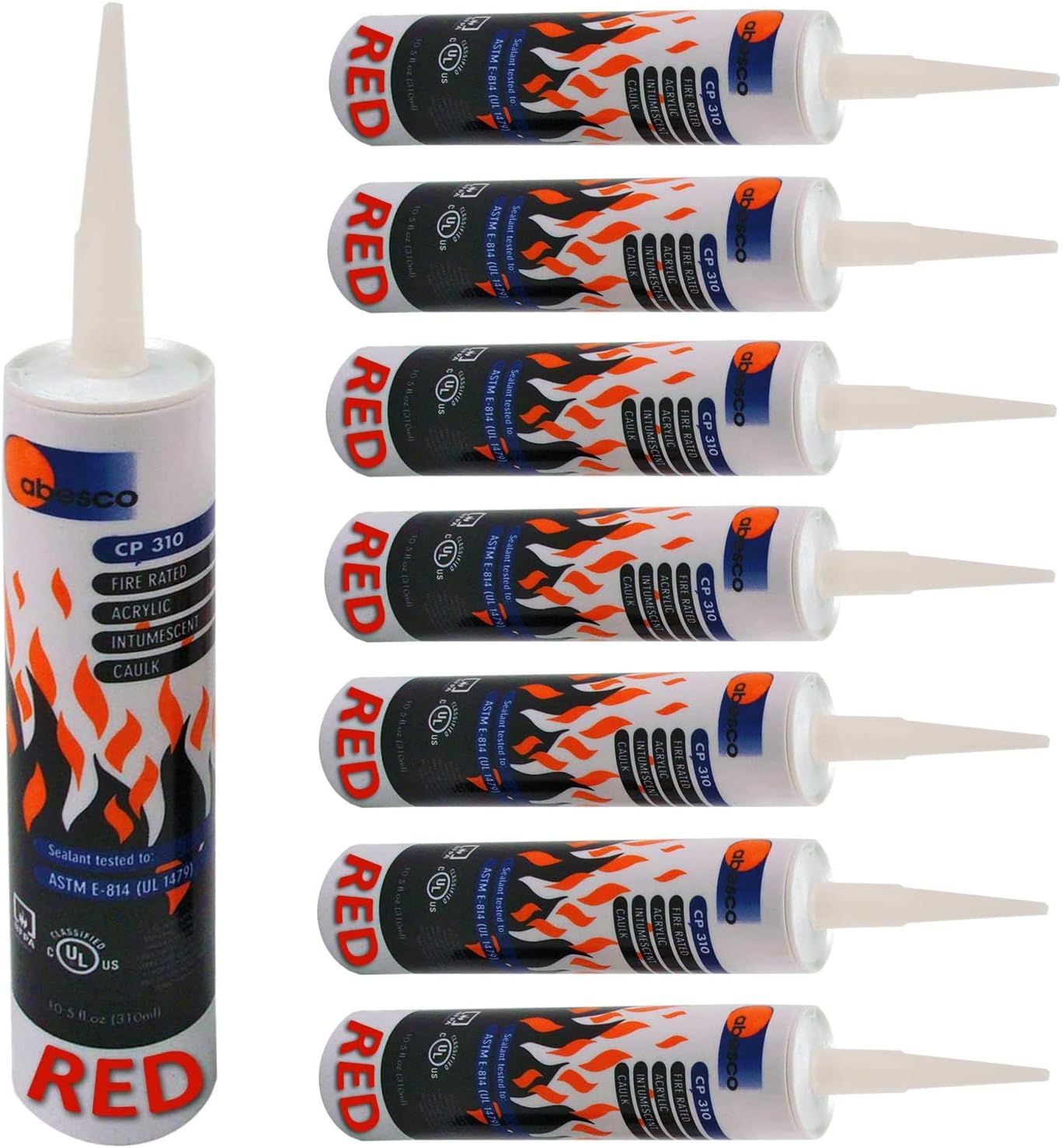 CP310 Fire Rated Acrylic Intumescent Mastic Caulk - 10.5 fl.oz - White (4 Pack)