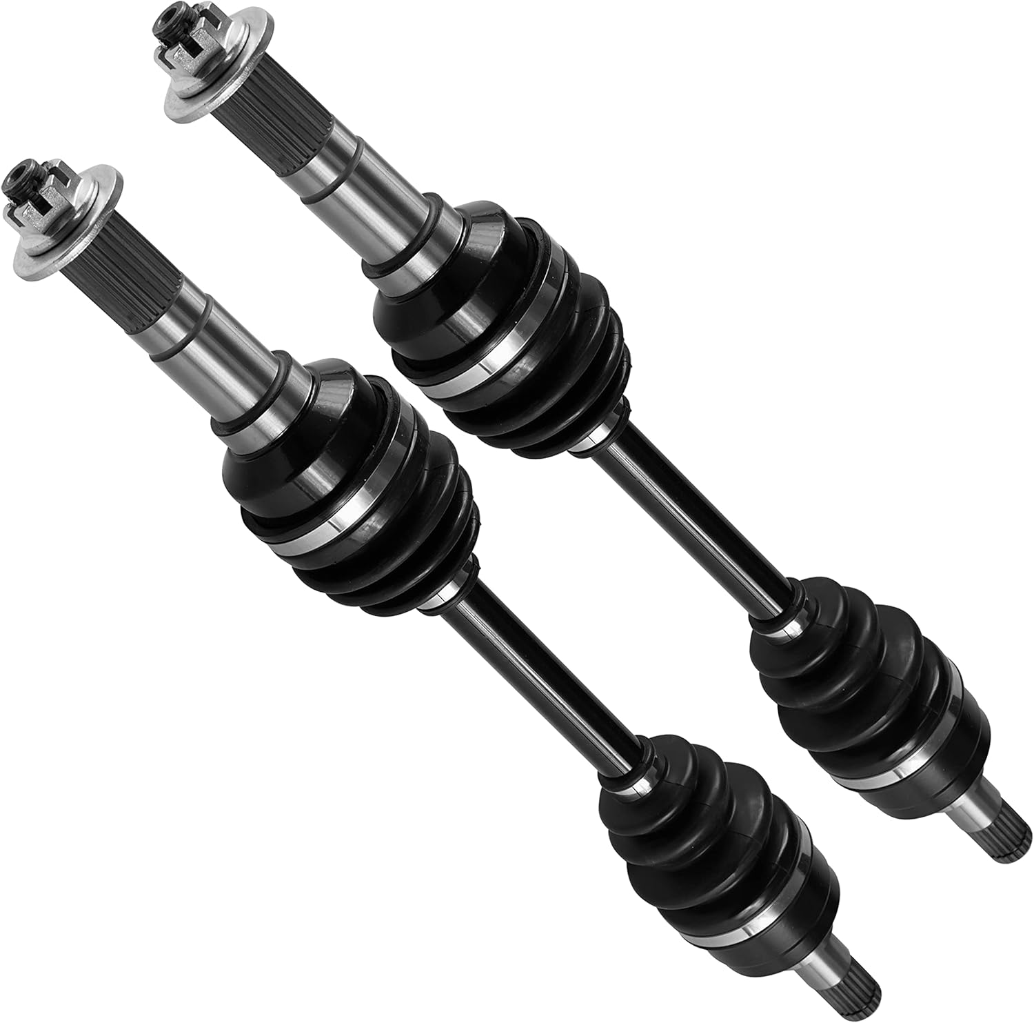 Caltric Front Left and Right Cv Joint Axle Compatible with Yamaha Big Bear 350 Yfm350Fw 4Wd 1989-1997