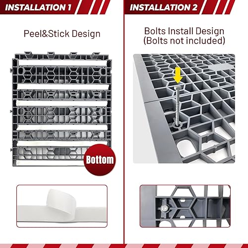 Miniatura 5 de ROBLOCK Rampas desmontables de elevación de 3 pulgadas para sillas de ruedas para entrada de escalones en el hogar, rampas modulares portátiles para