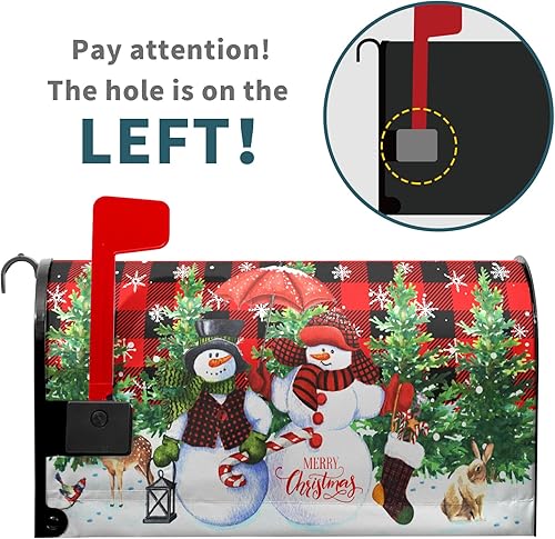 Miniatura 155 de Miaoquhe Funda magnética para buzón de 4 de julio, tamaño estándar de 18 x 21 pulgadas, diseño patriótico multicolor para decoración del hogar, 4