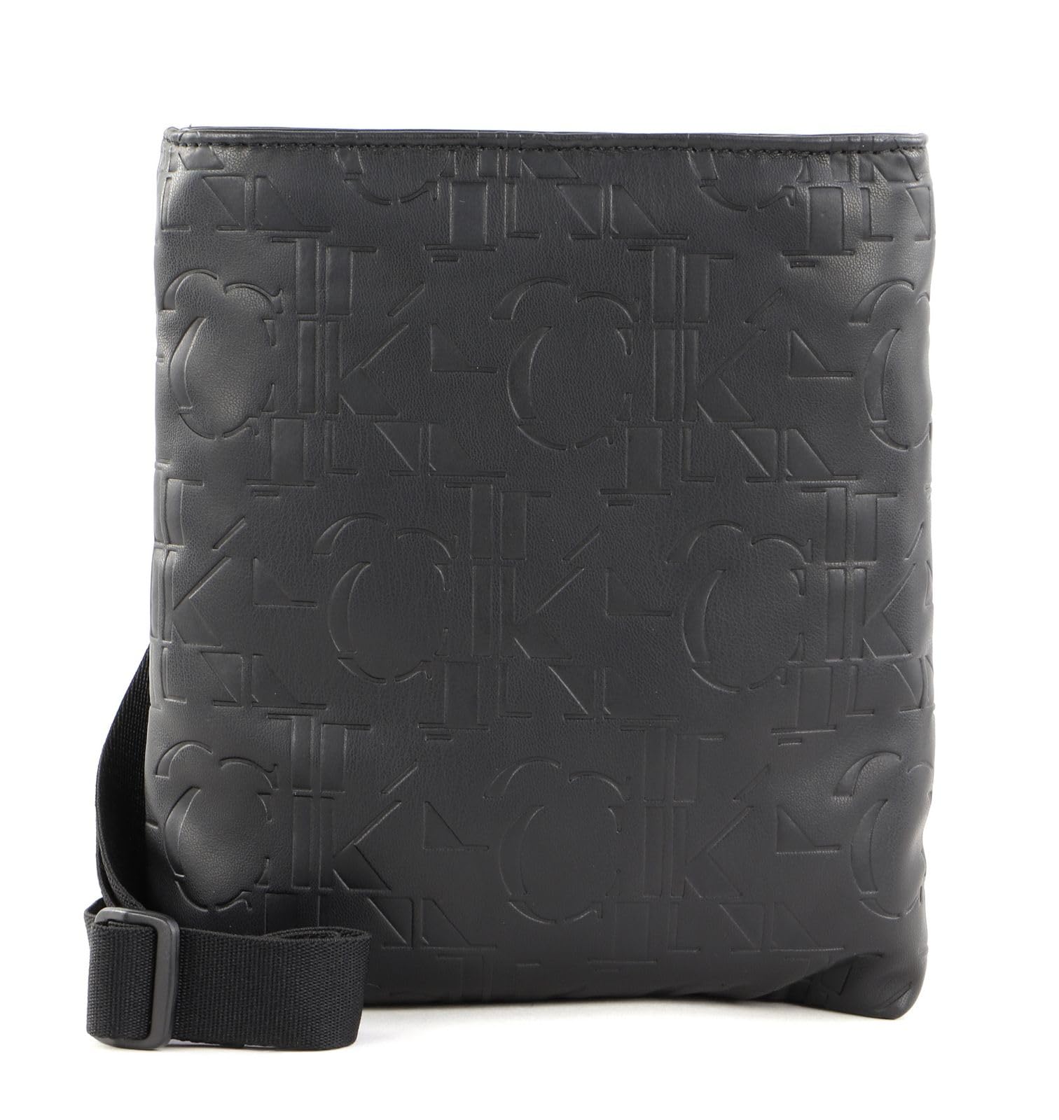 Bolso cruzado Calvin Klein Monogram Soft FLATPACK18 negro K50K509362 5