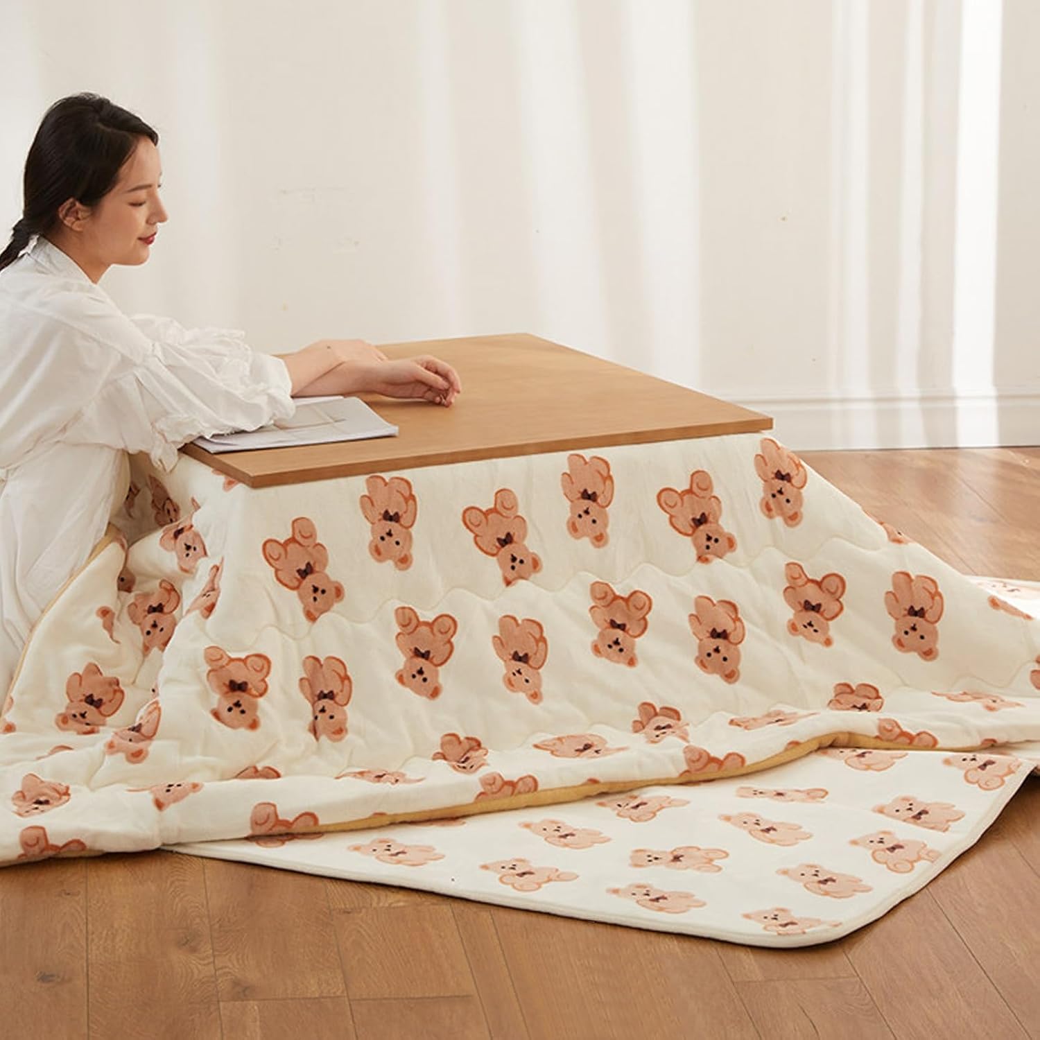 Amazon.com: HARELA Kotatsu Heating Table with Hide Heater and Blanket ...