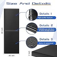 Vista 16 de Liliful Protector de pared para gimnasio, protector de pared, duradero, impermeable, para cancha de baloncesto, con cinta de doble cara