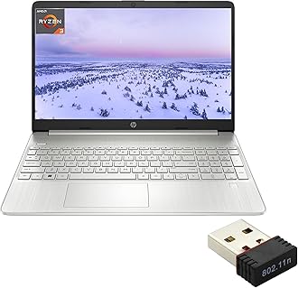 HP2023 Laptop, 15.6" HD Display, AMD Ryzen 3 5300U (4 cores), 12GB RAM, 512GB SSD, AMD Radeon Graphics, Wi-Fi, Bluetooth, Numeric Keypad, Windows 11 Home