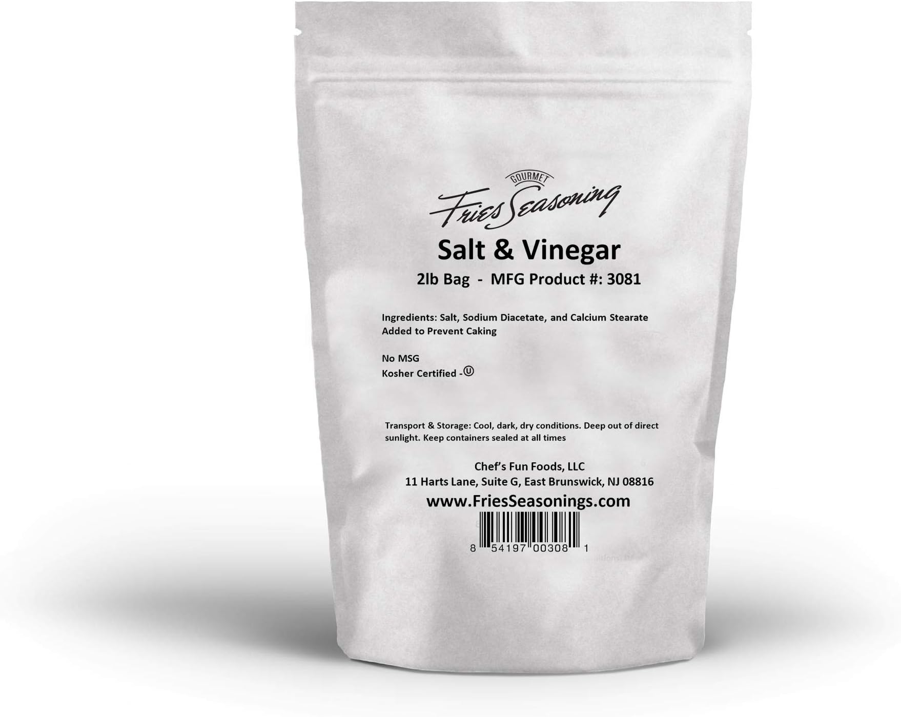 Gourmet Fries Seasonings Salt and Vinegar, 2 Pound, 32 Ounce (Pack of 1)