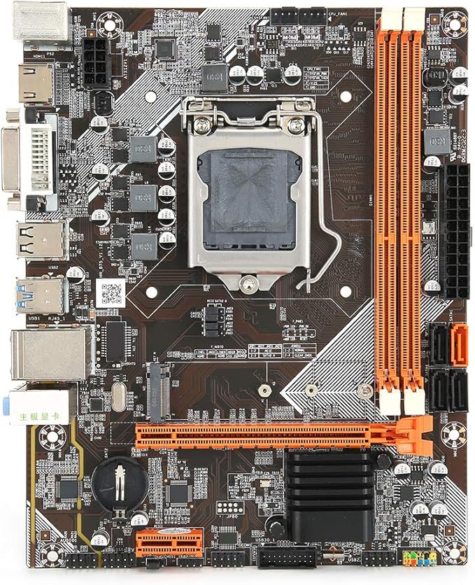 Desktop Computer MATX Motherboard, DDR3 LGA1155 CPU for Intel B75