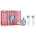 Diesel Only The Brave EDT - Mens Fragrance Gift Set - Lemon, Violet Leaves Accord, Leather Accord - Long Lasting - 2-Piece Set Includes Full Size Fragrance 4.2 Oz + 2 Shower Gels 2.5 Oz