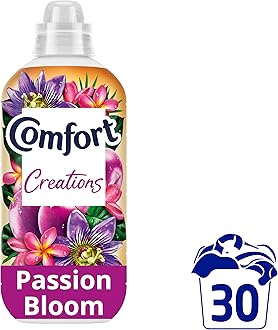 Comfort Perfume Creations Passion Bloom Fabric Conditioner Motion-Activated Fragrance Technology 100 Days of Freshness 30 washes (900 ml)