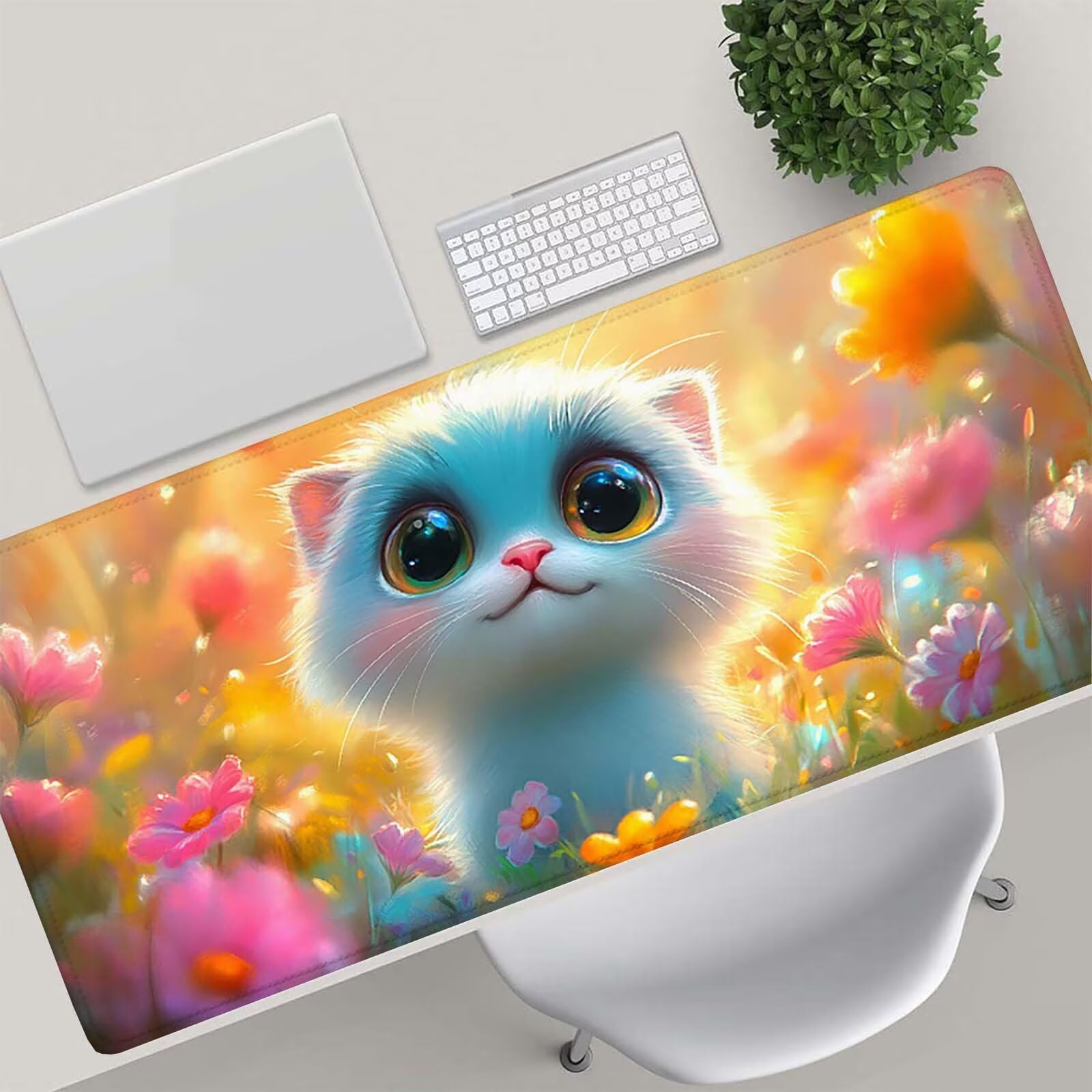 Tappetino Mouse Gaming, 900x450mm Tappetino Mouse XXL Carino 0c0-514