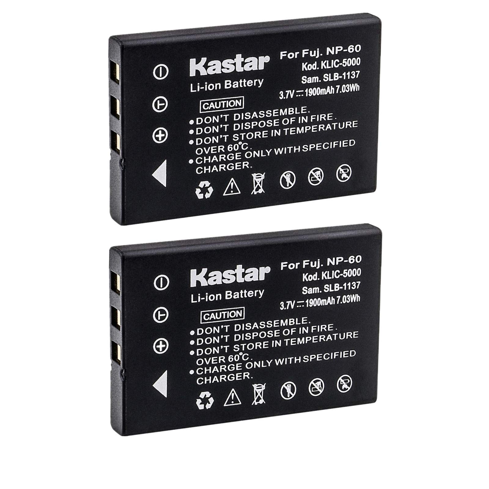 Batteria Agli Ioni Di Litio Ad Alta Capacità Per HP Photosmart E Fotocamere Compatibili (NP-30, KLIC-5000, CGA-S301, 3.7V)