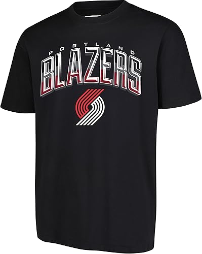 Ultra Game - Camiseta de manga corta de la NBA con logotipo en arco para hombre
