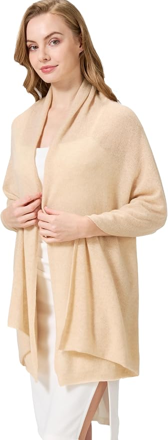 Pashmina para mujer 100% cachemir, suave y liviana miniatura 7