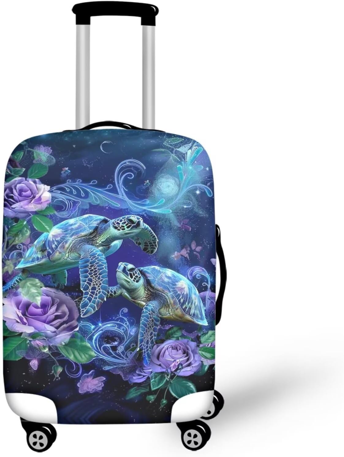 Upetstory Wolf Luggage Covers for Suitcase,Luggage Cover Dust Proof Suitcase Cover Elastic Luggage Protector Spandex Fits 29-32 Inch for Travel Summer Beach Holiday