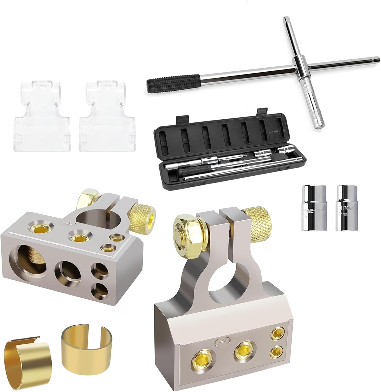 TONDA Battery Terminals and Extended Lug Wrench