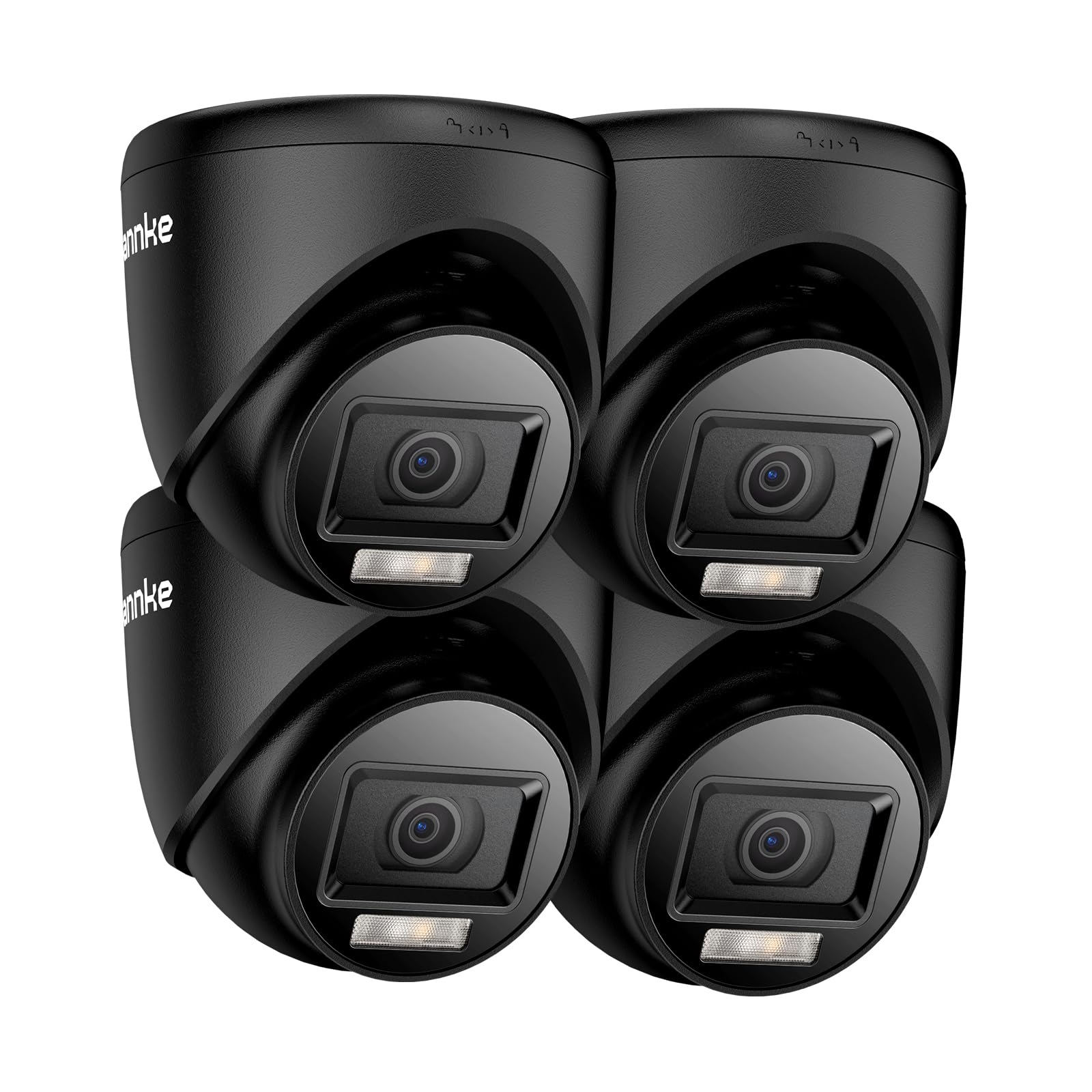 ANNKE 4-Packed HD-TVI 1080P Home Security Surveillance Cameras, 2MP Day Night Vision, Smart Color Night Vision, IP67 Weatherproof Housing