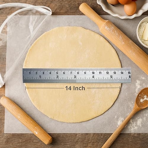Miniatura 10 de Mrs Andersons Baking 7407 Andersons Easy No-Mess Pie Crust Maker Bag - Bolsa para hacer cortezas de tartas 14 pulgadas transparente