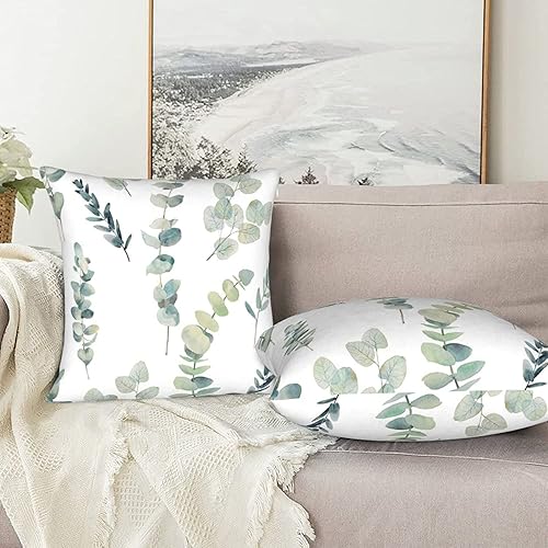 Miniatura 8 de BETGINY Fundas de almohada de flores de primavera de 20 x 20 pulgadas almohadas decorativas florales de temporada para exteriores fundas de cojín