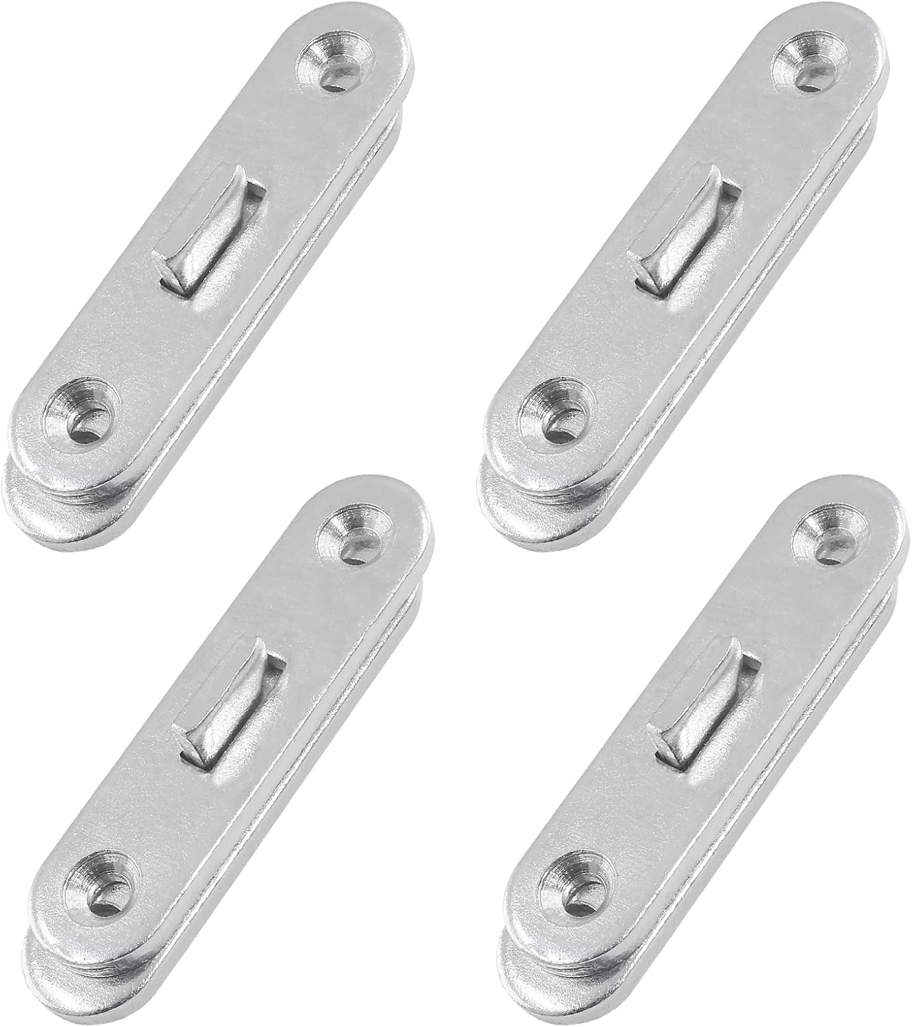 Kyuionty 4 Sets Wood Bed Rail Connecting Fittings, 3 Inch