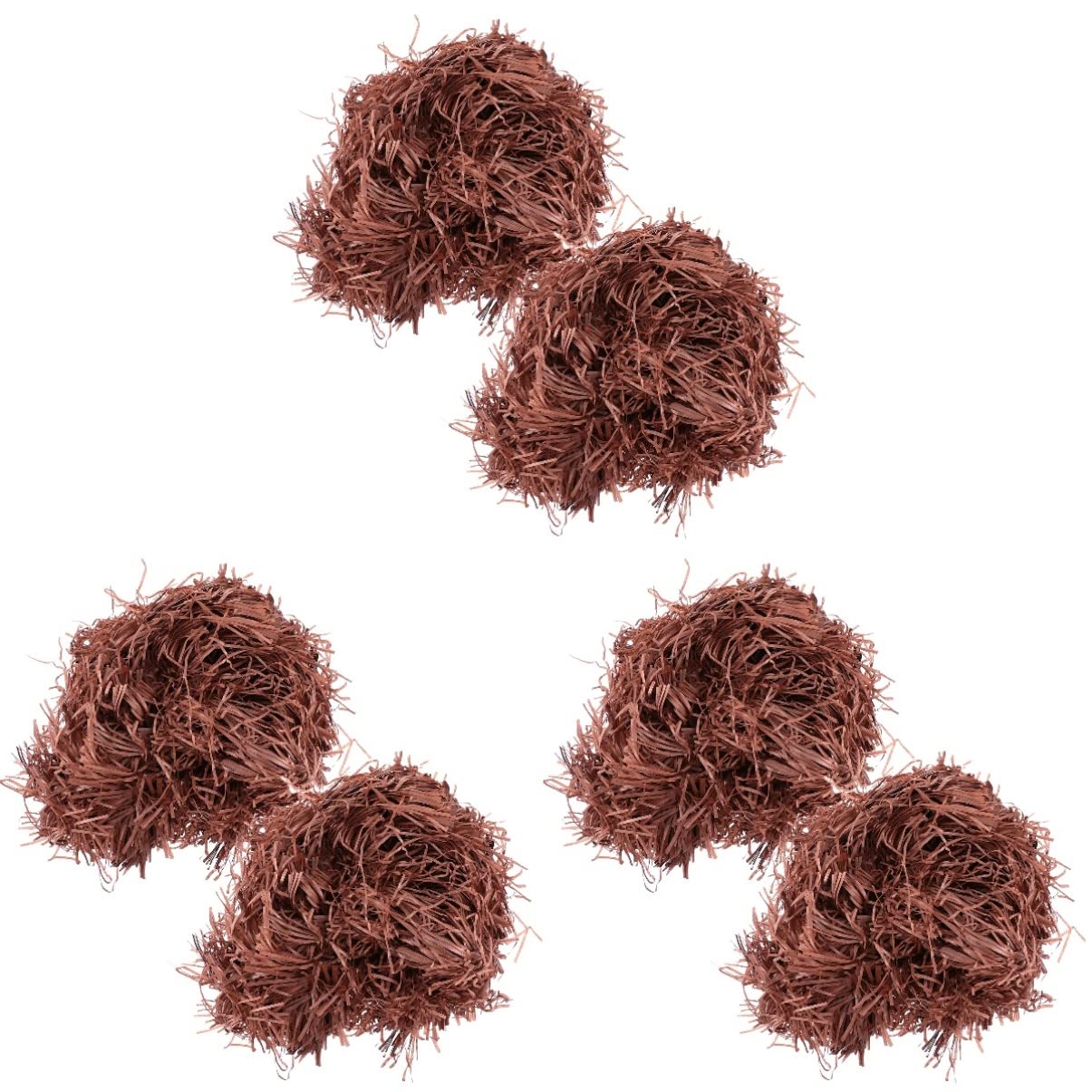 Brokatowa papierowa bibułka, 6 opakowań poszatkowanego papieru, poszatkowanego materiału na prezent wielkanocny(Purple*3pcs,22 * 15Cm*3Pcs)