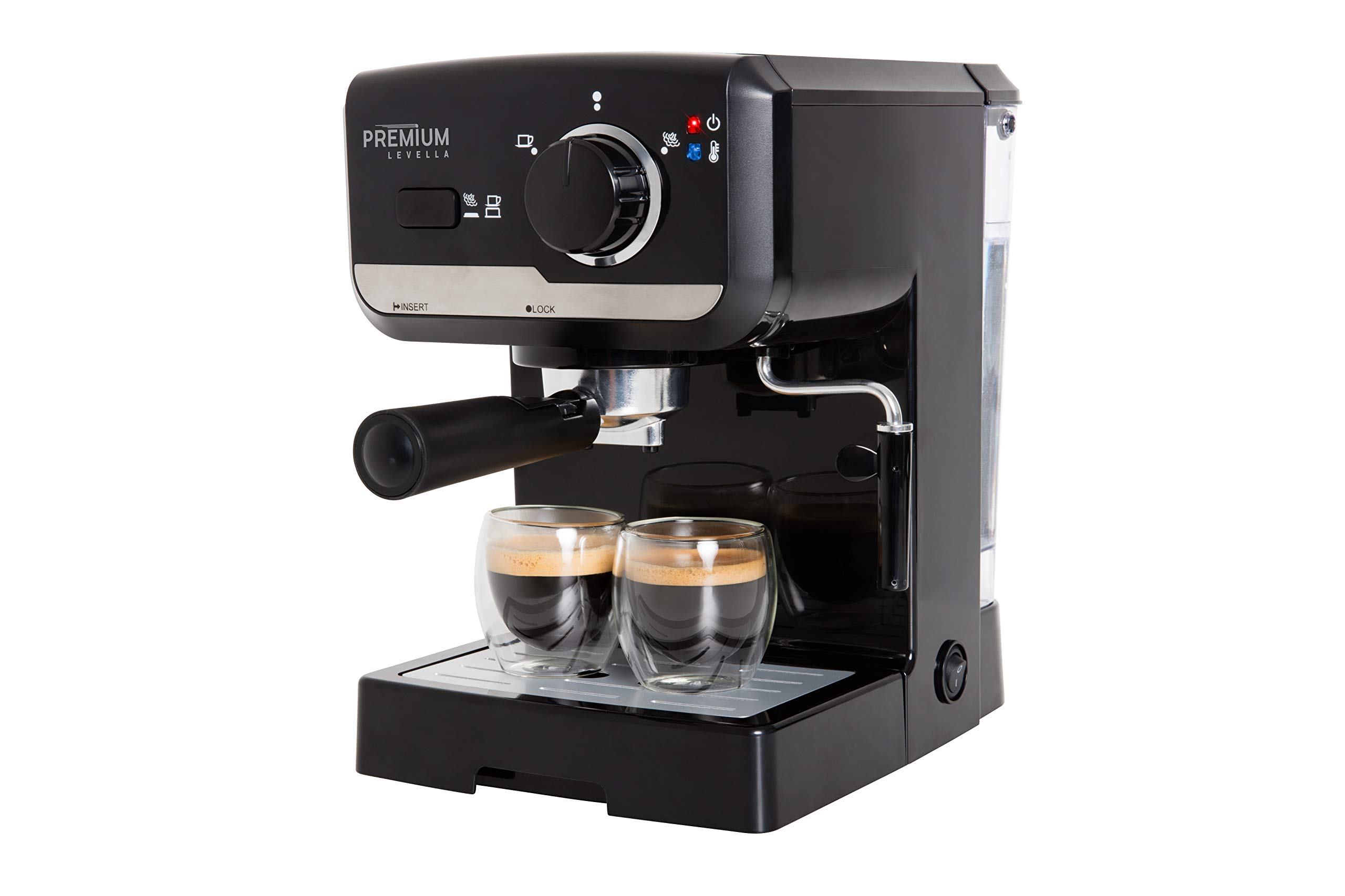15 Bar Espresso Machine, Premium Lavella, Espresso and Cappuccino Maker
