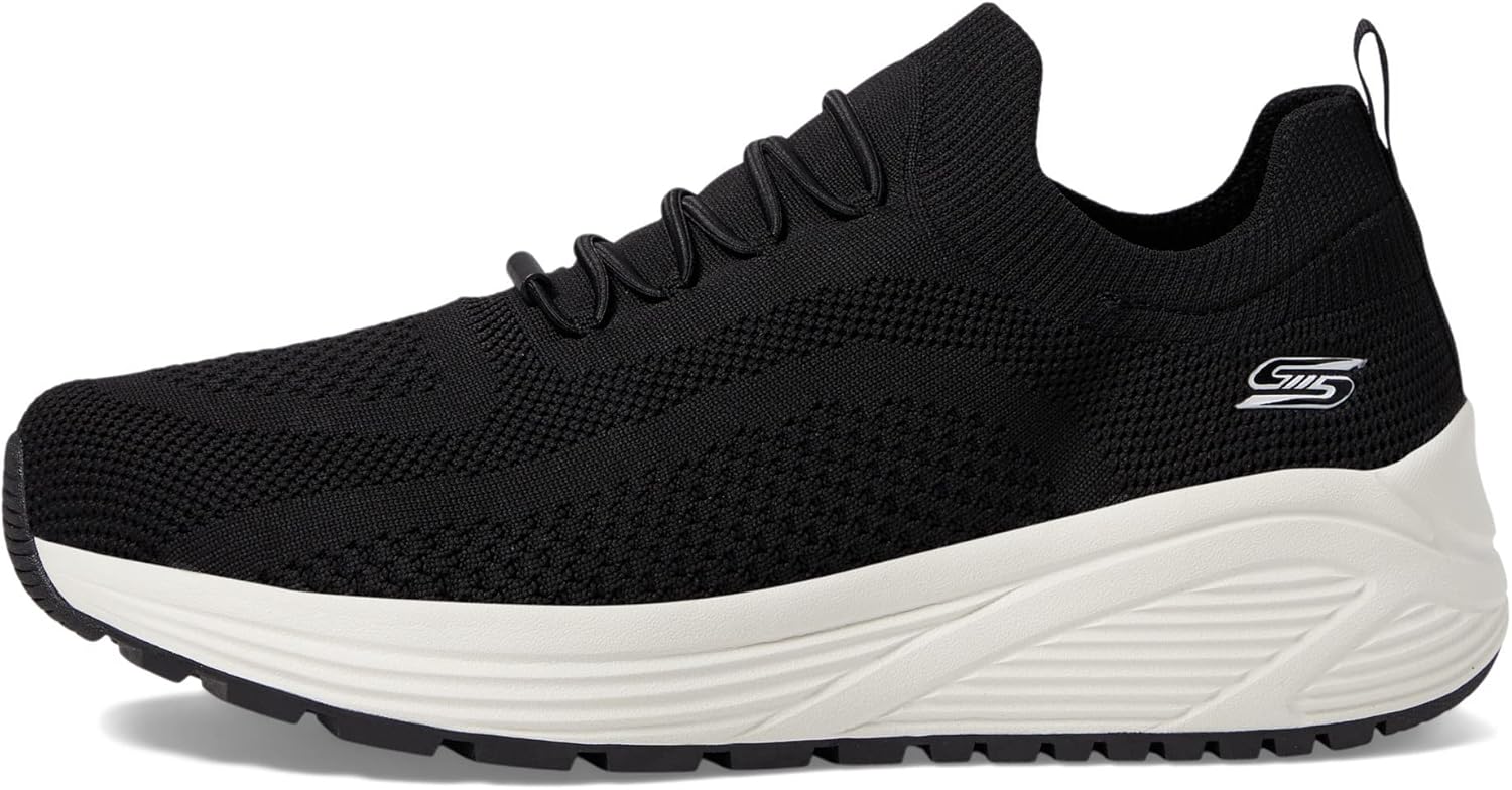 Skechers mens Bobs Sparrow 2.0 - Allegiance Crew Sneaker, Black, 9