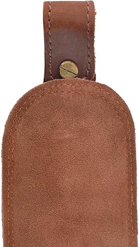 Miniatura 8 de Soporte de munición de cuero de grano superior, escopeta para rifle, correa ajustable para pistola de caza con giros