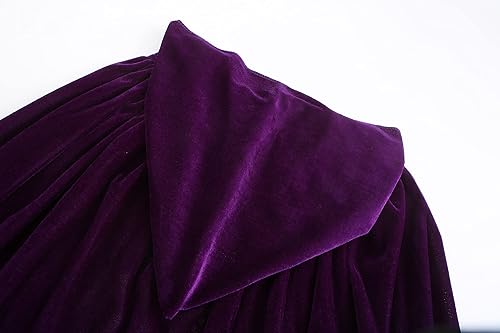 Miniatura 3 de KNELOR Kids Hooded Velvet Cloak Robe Halloween Cosutme Cape Fancy Cosplay Costumes 3 to 16 Years