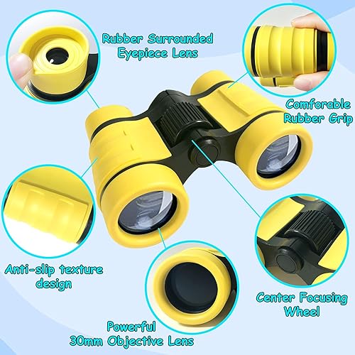 Miniatura 10 de ESSENSON Kit de explorador para niños, kit de aventura para niños, kit explorador al aire libre con binoculares, juguetes de verano al aire libre