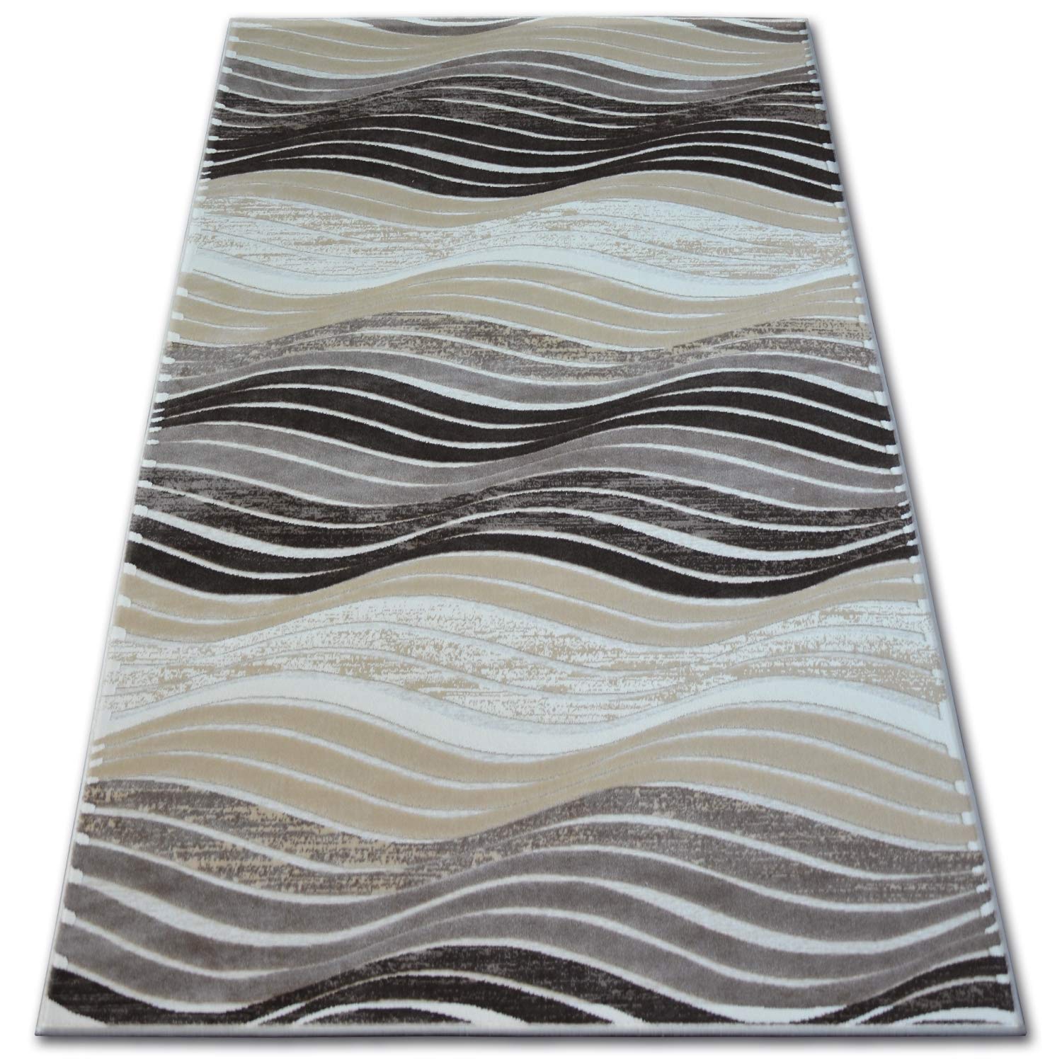 Tapis de chambre chic YAZZ rugsx tapis acrylique marron 80x150 cm