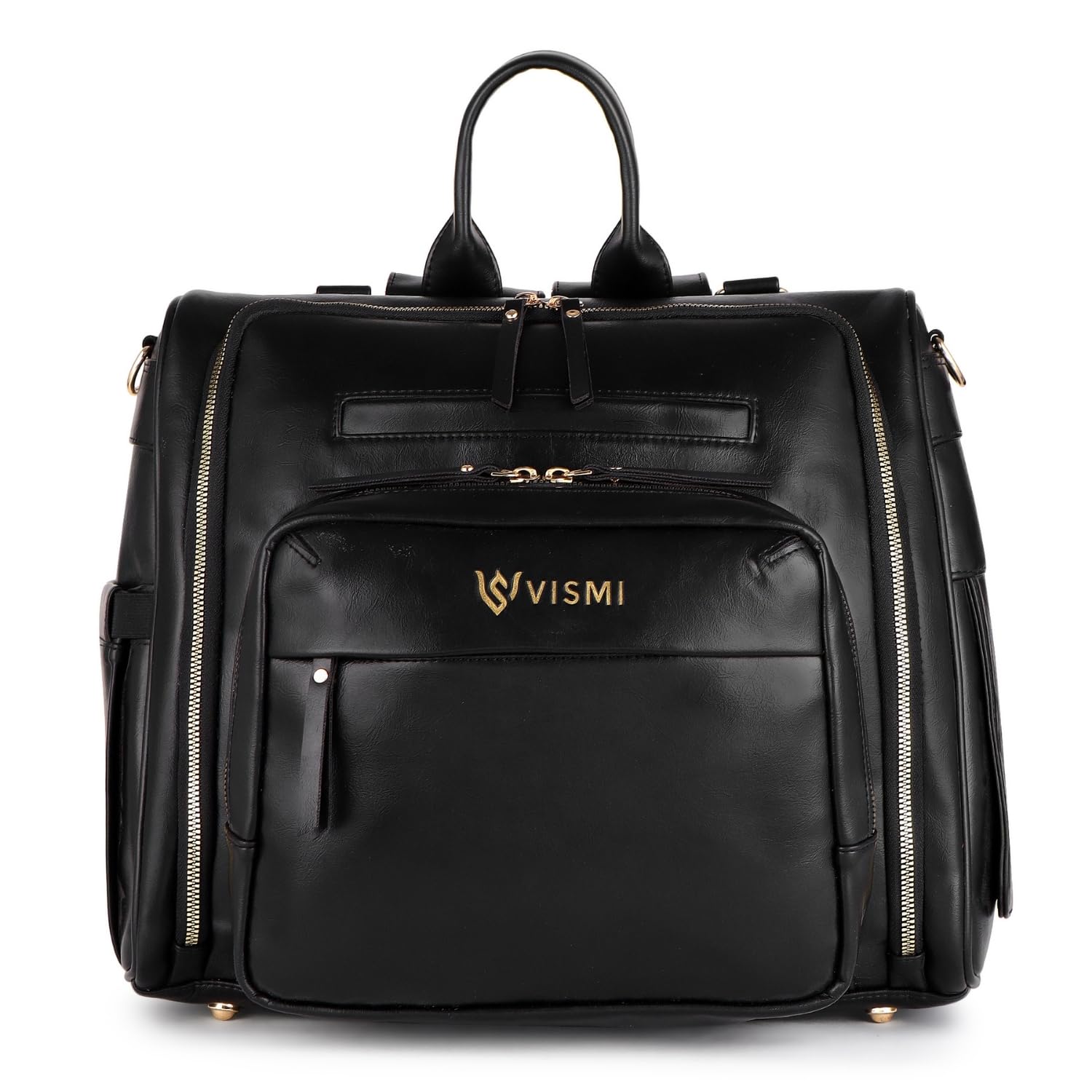 VISMIINTREND Diaper Backpack Bags for Mom |Maternity Bags for Mother for Travel |Baby Diaper Backpack|Premium Vegan Leather|Diaper Handbag|Gift for New Born Baby Boy, Girl & Mom|-image-8