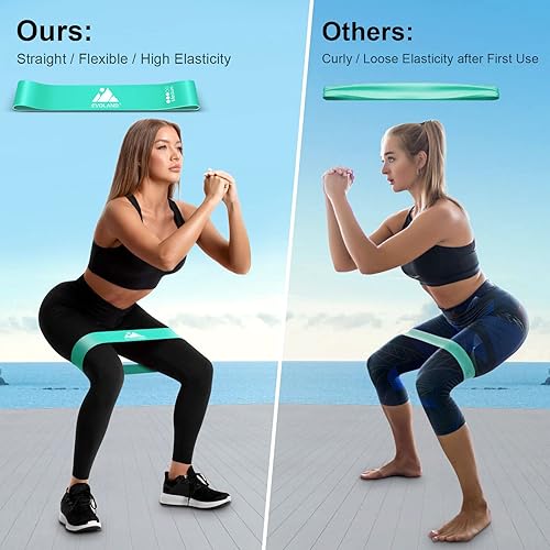 Vista 29 de Resistance Bands Set, Workout Bands with Handles, Door Anchor, Ankle Straps and Carry Bag, Exercise Bands for Shape Body and Home Workouts Variado