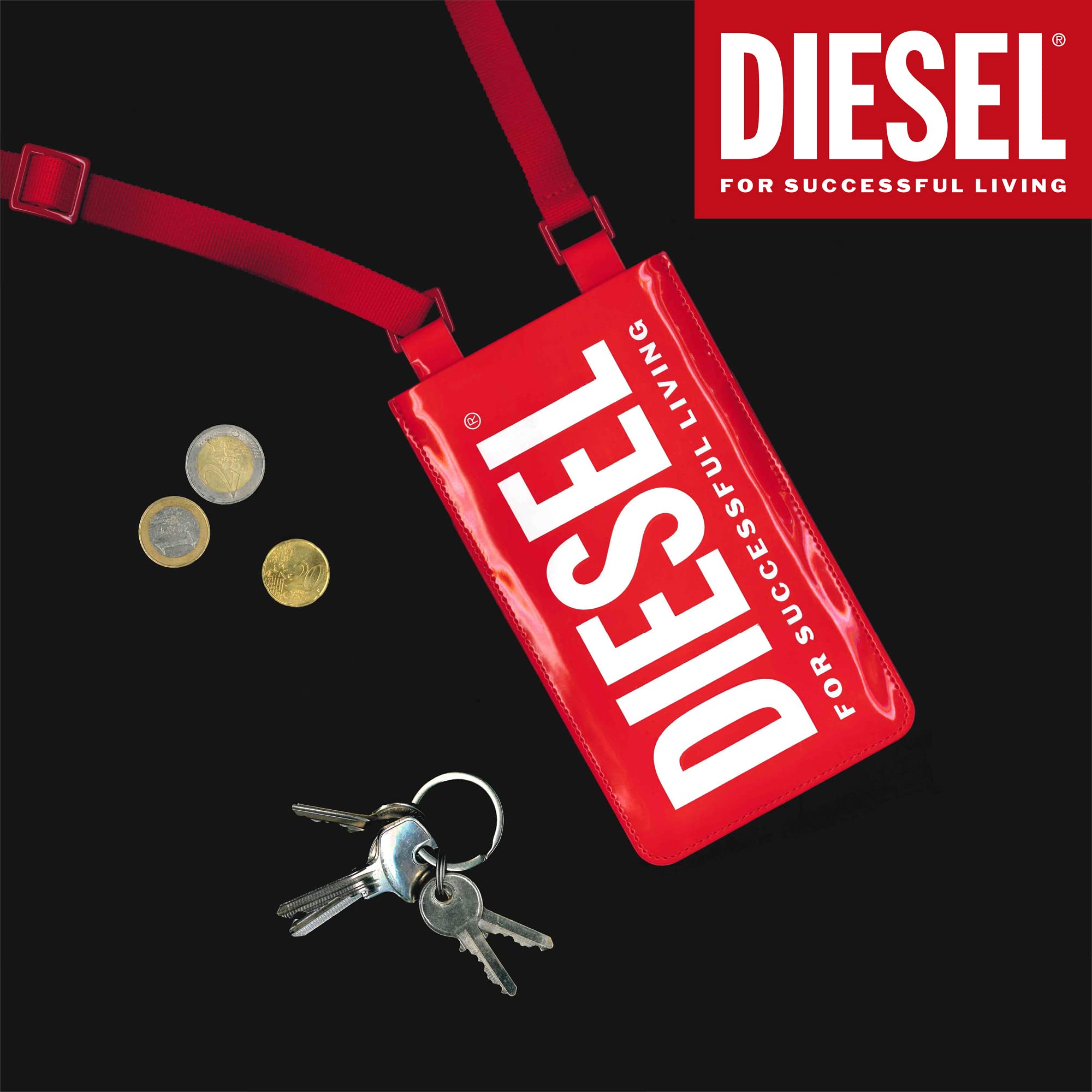 Amazon.co.jp: DIESEL ユニバーサル スマホショルダー ケース 