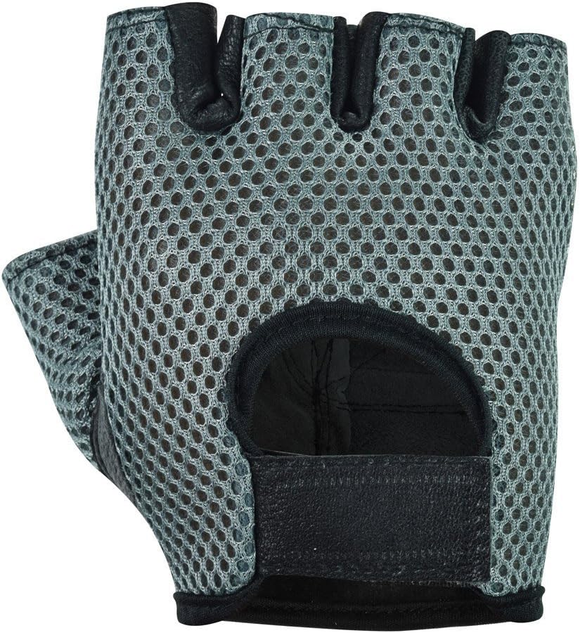 Half Finger Leather Padded Palm Cycling Biking Gloves Multi-Purpose Gloves Weight Lifting Gym Workout Training Bodybuilding Anti Slip Gloves for Men, Women, Ladies, Male, Female