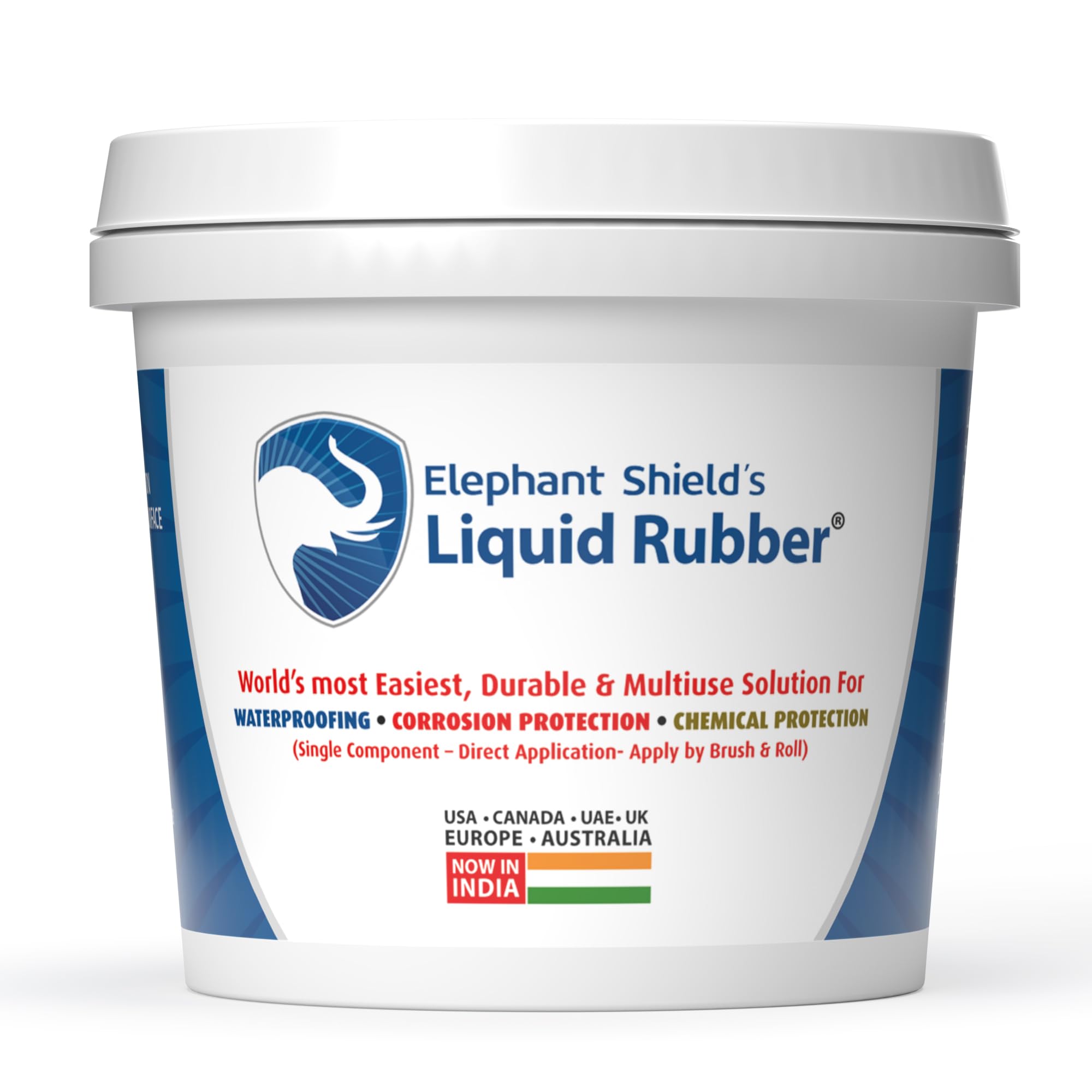 Elephant Shield Liquid Rubber For Long Lasting Ready To Use Waterproofing For Sheet Joints & Bolt Holes,Gutter Joints, Roof & Wall Crack, Solar Panel, Cut Out, Damp Wall Qty- 500ml (Free- RF Fabric)-image-35