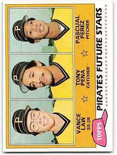 1981 Topps #551 Vance Law/Tony Pena/Pascual Perez NM-MT RC Rookie Pittsburgh Pirates Baseball