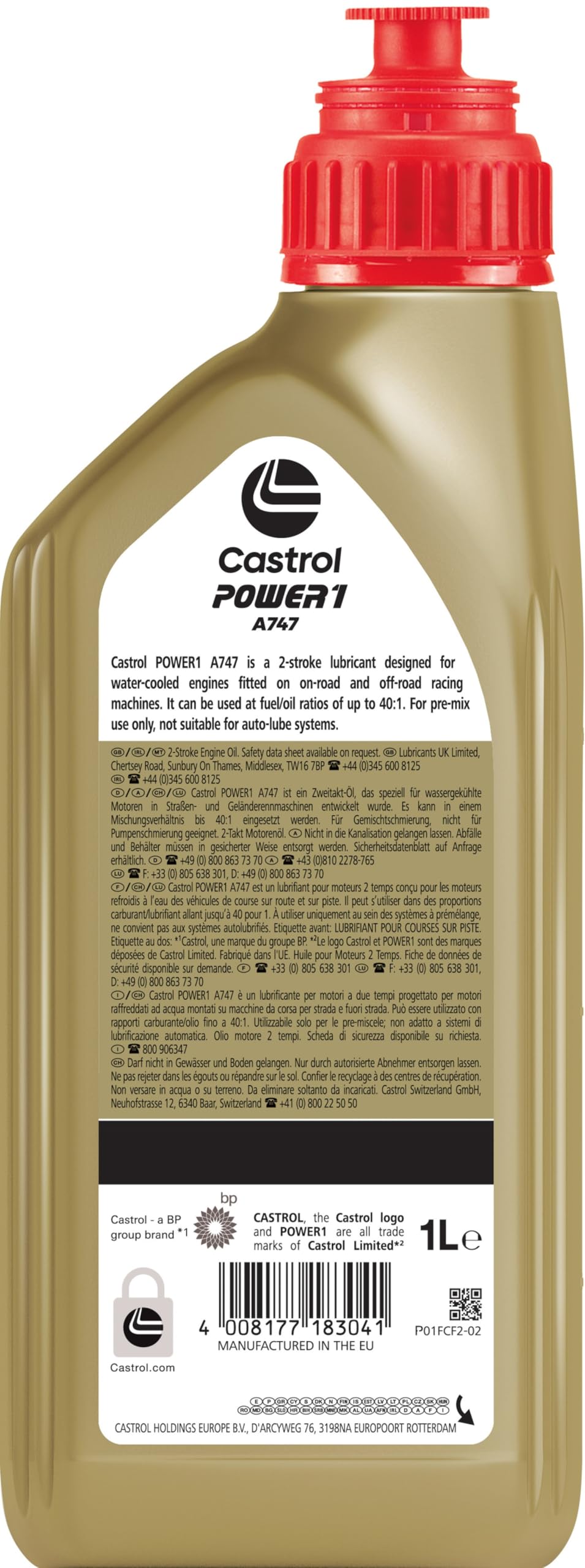 CASTROL Huile moteur Power 1 Huile en partie synthétique huile A747 1 L