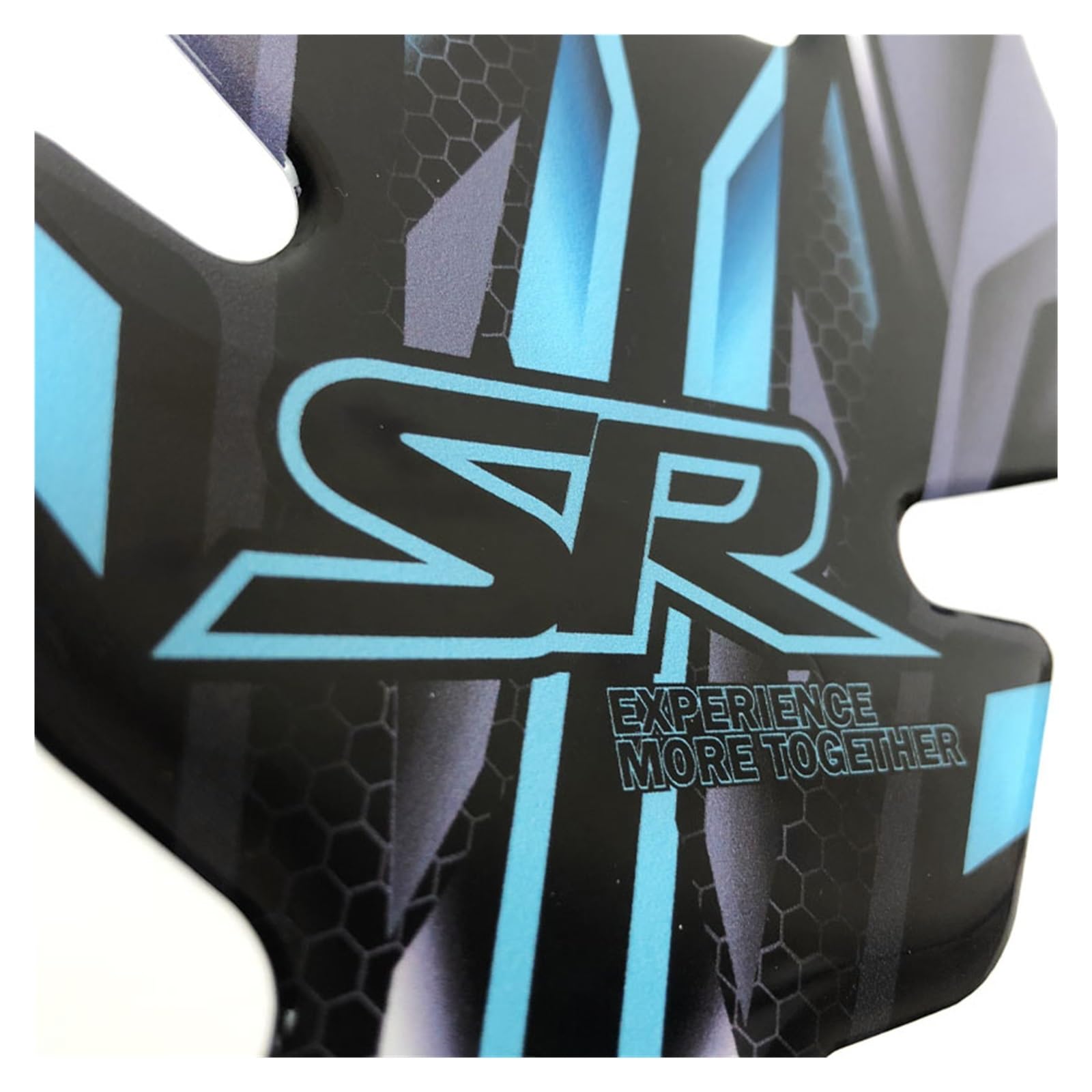 YHBH Accessori Moto Paraserbatoio in Fibra di Carbonio Adesivo Carburante Gas Moto Decal Emblem Protector per CFMOTO 250SR 300SR Traction Pad(6)
